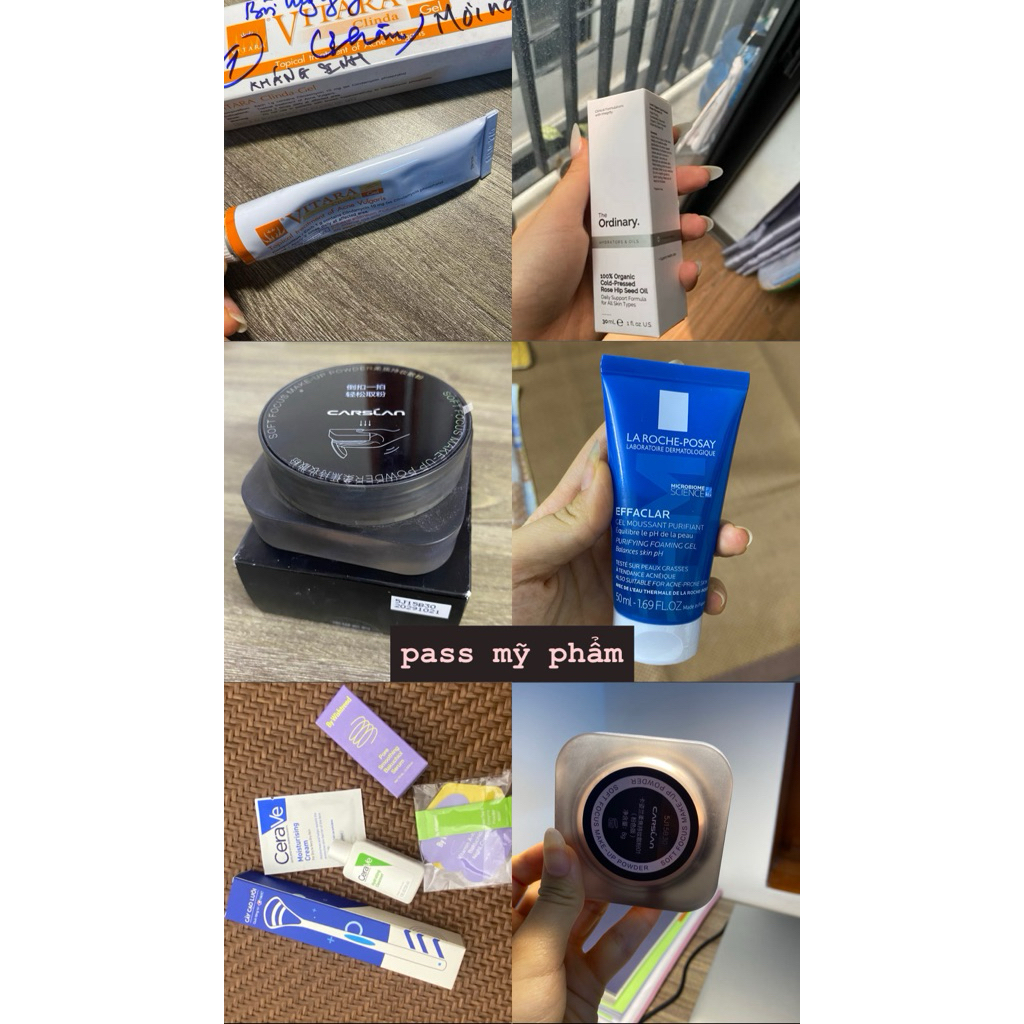 pass mĩ phẩm son, che khuyết điểm, đồ skincare,…