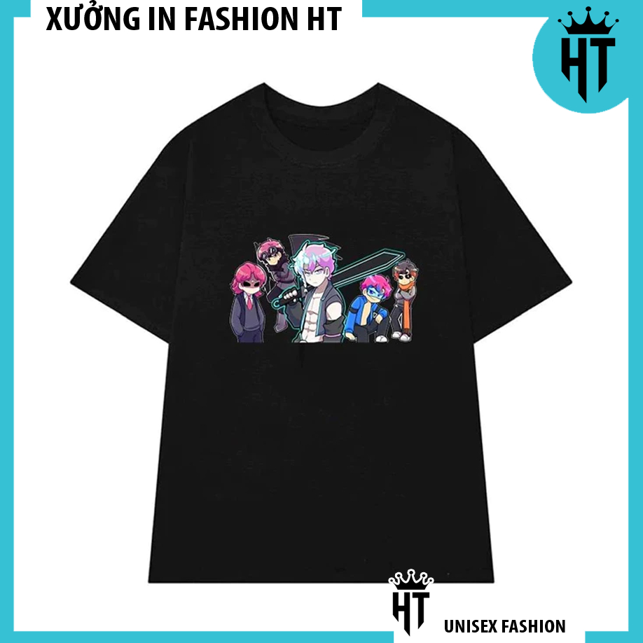 Áo Thun Team Hiha - Làng Sinh Tố Team | Oops Hiha - Memes brainrot - CatNap, Dogday