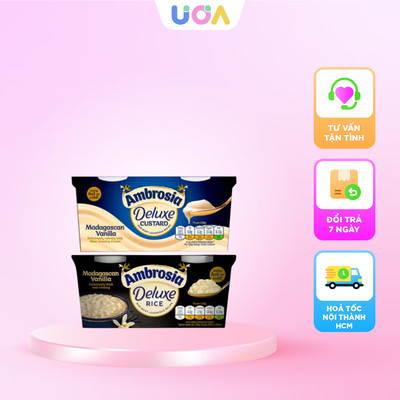 Váng sữa Ambrosia Deluxe cao cấp Anh Quốc cho bé từ 6 tháng