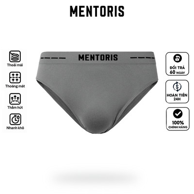 Quần Lót Tam Giác Nam MENTORIS Vải Siêu Co Giãn, Thoáng Khí, Mềm Mại, Mặc Thoải Mái MIBF25A004
