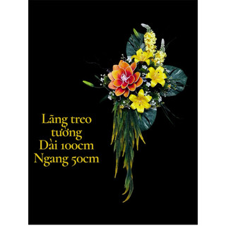 lãng treo tường trang trí , hoa nhập khẩu cao cấp , siu đẹp