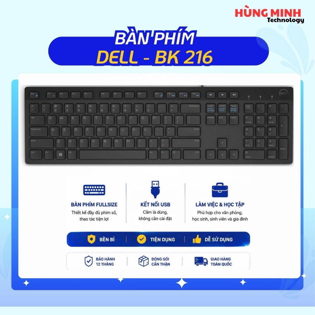 Bàn phím Dell KB216 - BÀN PHÍM MÁY TÍNH