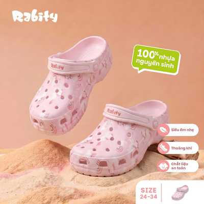 Dép sục Eva Go-Flex 100% nhựa nguyên sinh cao cấp bé gái Rabity 685.028