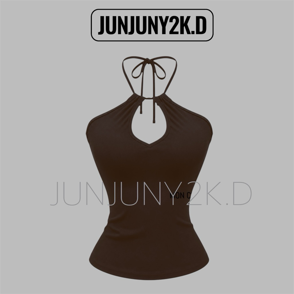 ÁO YẾM NÂU STYLE Y2K