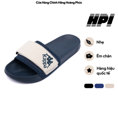 Dép Quai Ngang Nam KAPPA Quai PU Lót Vải Đế EVA Foam Êm Nhẹ Nhiều Màu 32298RW