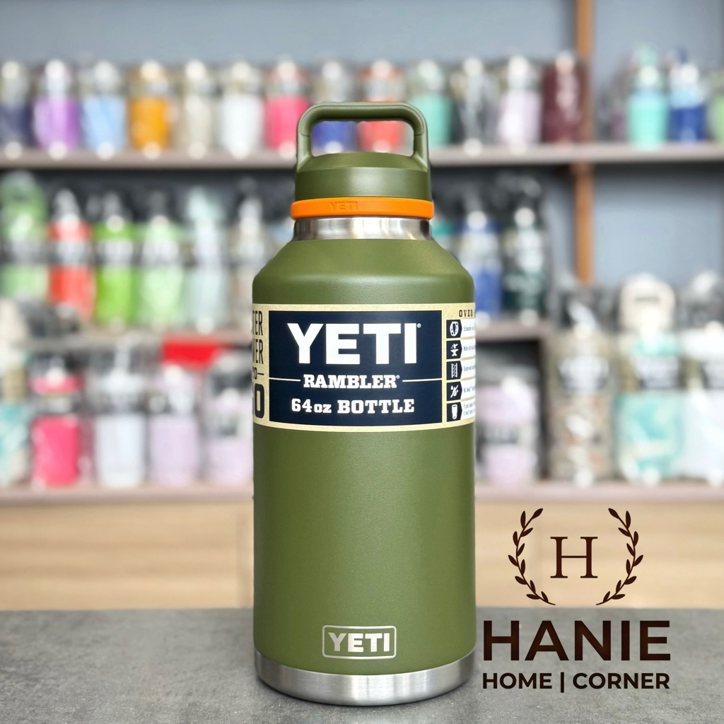 [Hanie Corner] Bình giữ nhiệt YETI Chính Hãng - Bottle 64oz (1.9l) With Chug Cap ~