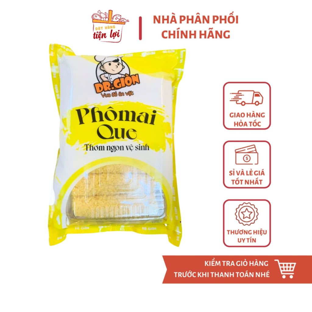 Phô Mai Que Dr Giòn 13 Que/Khay - Giòn Rụm Bên Ngoài, Phô Mai Kéo Sợi Bên Trong