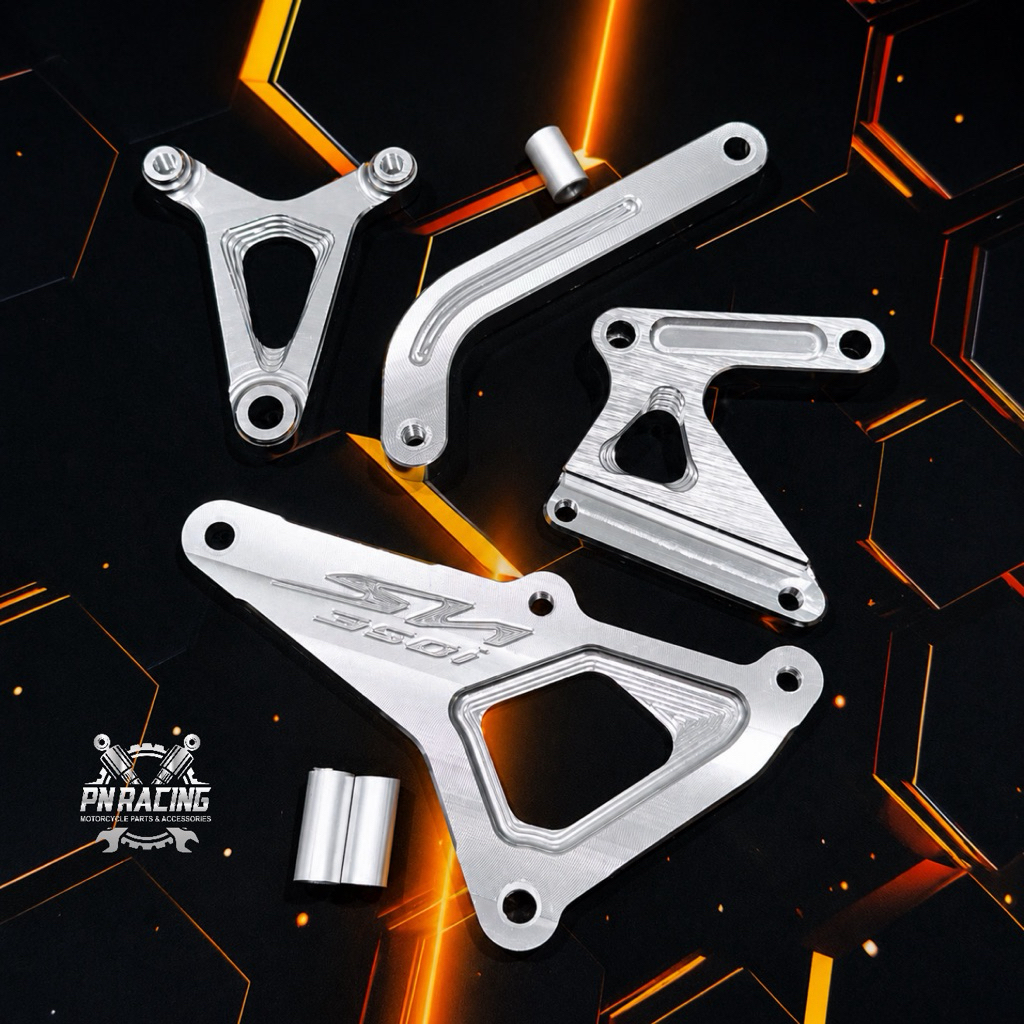 Pát giữ mobin sường MSD lắp WAVE / DREAM / AB / SH / VARIO - Nhôm cnc