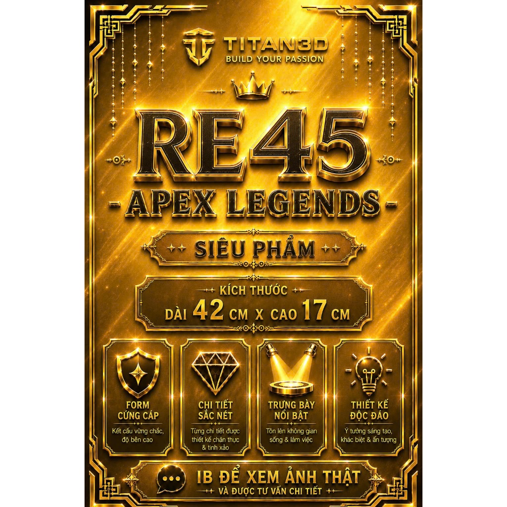 [TITAN3D] - RE45 APEX LEGENDS HUYỀN THOẠI