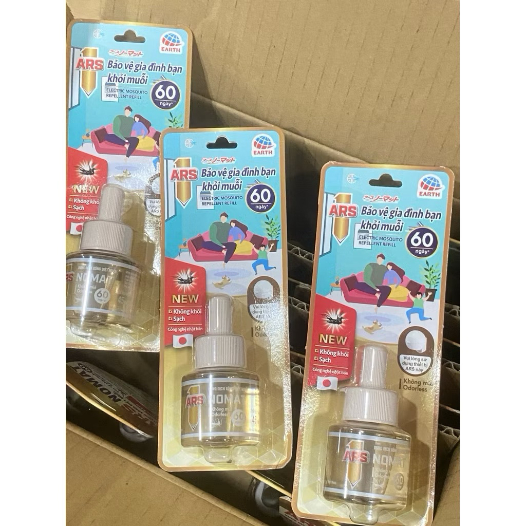 Tinh dầu Refill sử dụng cho bộ xông đuổi muỗi ARS Nomat P60 từ Nhật Bản