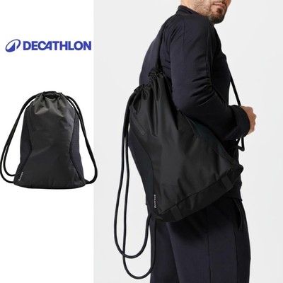 Túi dây rút thể thao 15l đen DECATHLON DOMYOS