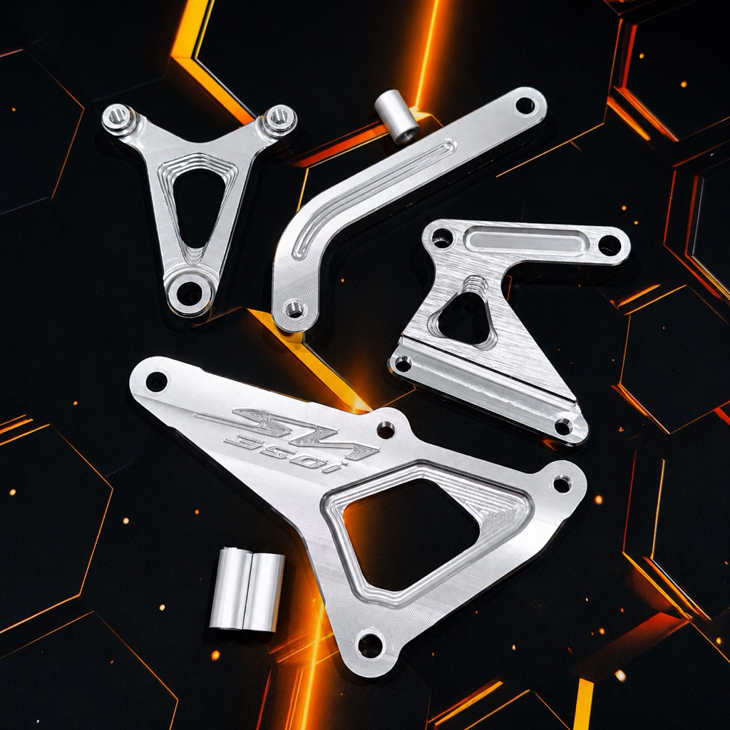 Pát giữ mobin sường MSD lắp WAVE / DREAM / AB / SH / VARIO - Nhôm cnc