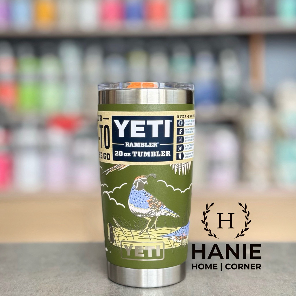 [Hanie Corner] Ly Giữ Nhiệt YETI Chính Hãng - Tumbler 20oz (591ml) Nắp Magslider ~