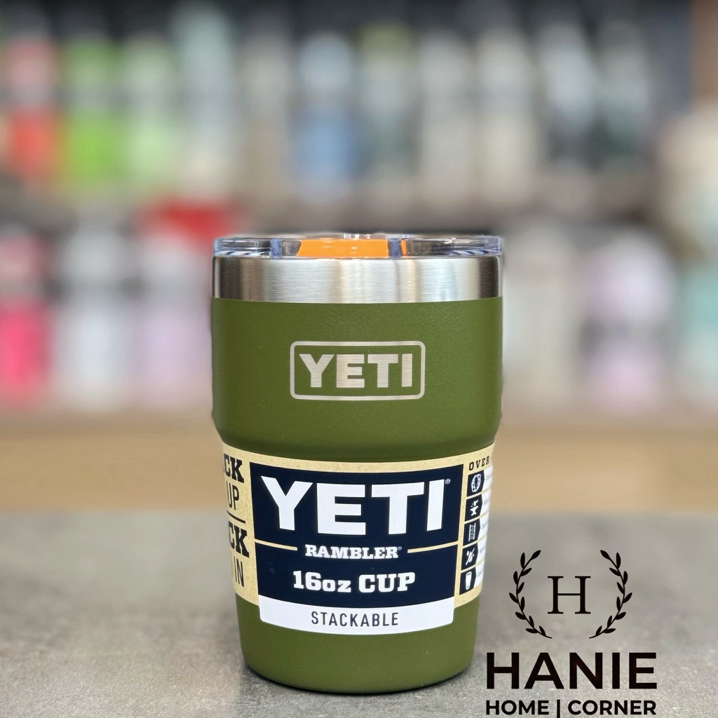 [Hanie Corner] Ly giữ nhiệt YETI (USA) chính hãng - Rambler 8oz và 16oz Cup nắp Magslider~