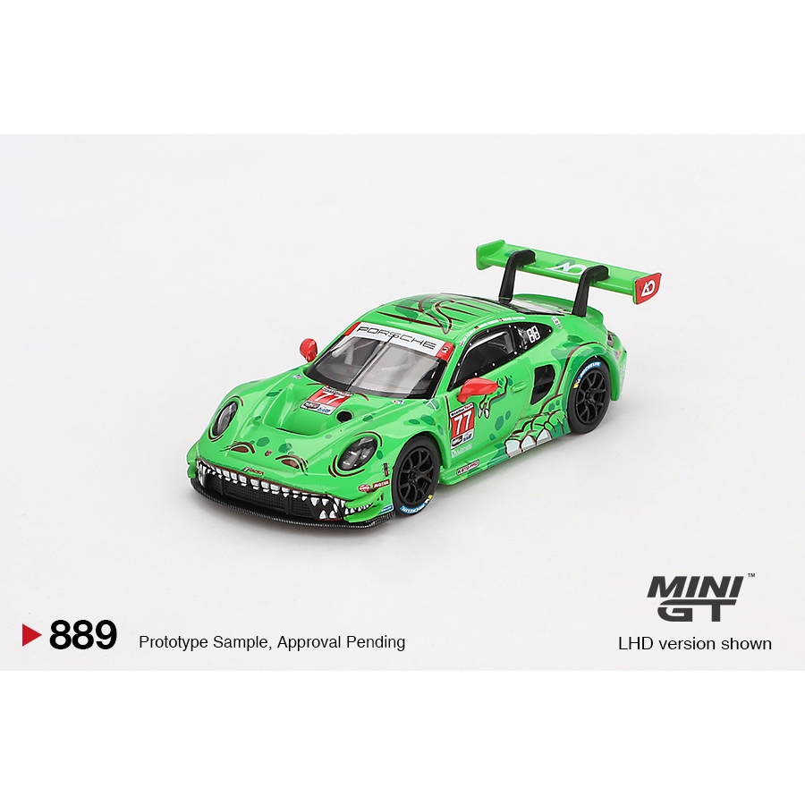 qtoys Xe mô hình MiniGT Porsche 911 GT3 R Roxy/Rexy NEWBOX tỉ lệ 1:64