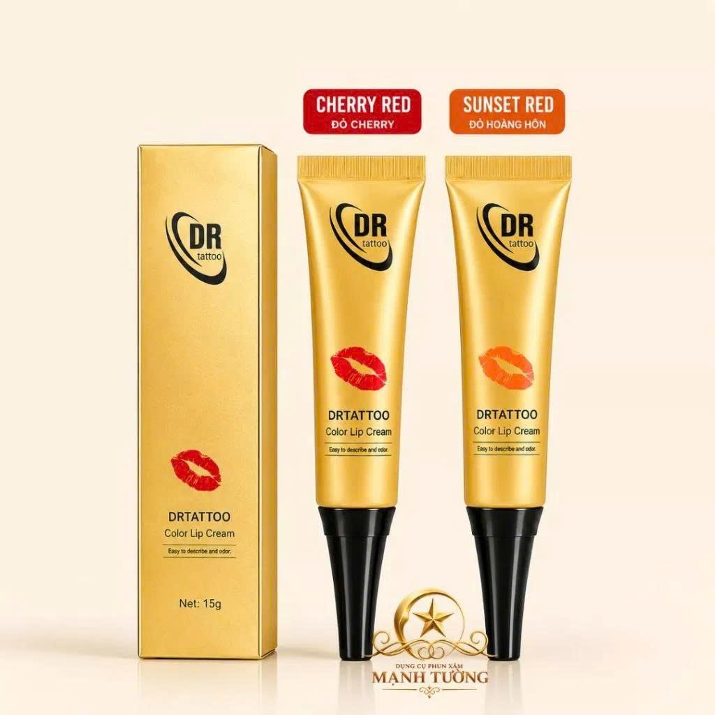 Dưỡng Môi Sau Phun Dr Tattoo Color Lip Chính Hãng Tuýp 15g
