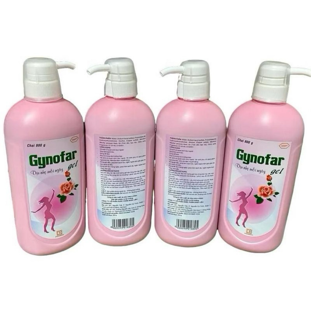 [Chính hãng KDS]  Gynofar gel 3 TRONG 1 Vệ sinh - Gội đầu - Sữa tắm chai 800G (che tên sp)