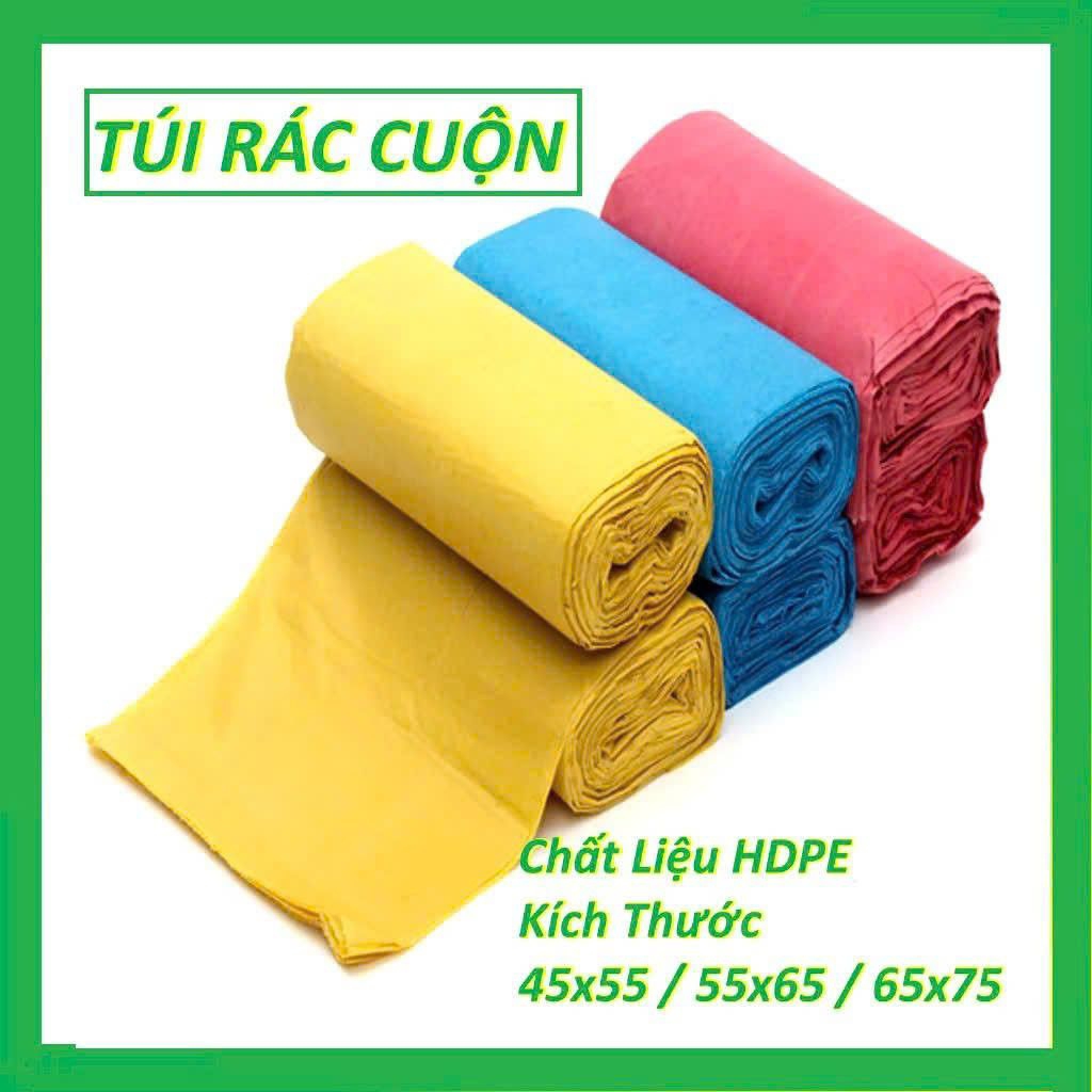 (1kg Túi)Rác cuộn màu, Rác cuộn màu bịch= 3 cuộn các size