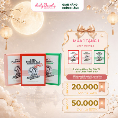 [MUA 1 TẶNG 1] Găng Tay Tẩy Tế Bào Chết Toàn Thân Mom’s Bath Recipe Body Peeling Pad