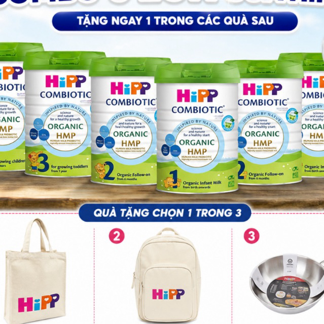 ( FLASH SALE HIPP ) Sữa bột công thức HiPP Organic Combiotic 800g TEM VẠN AN