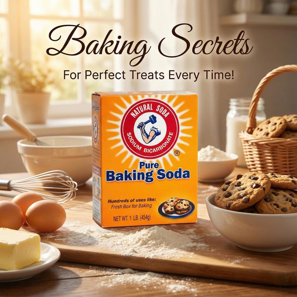 Bột Baking Soda Đa Năng – Muối Nở Làm Bánh, Tẩy Rửa, Khử Mùi