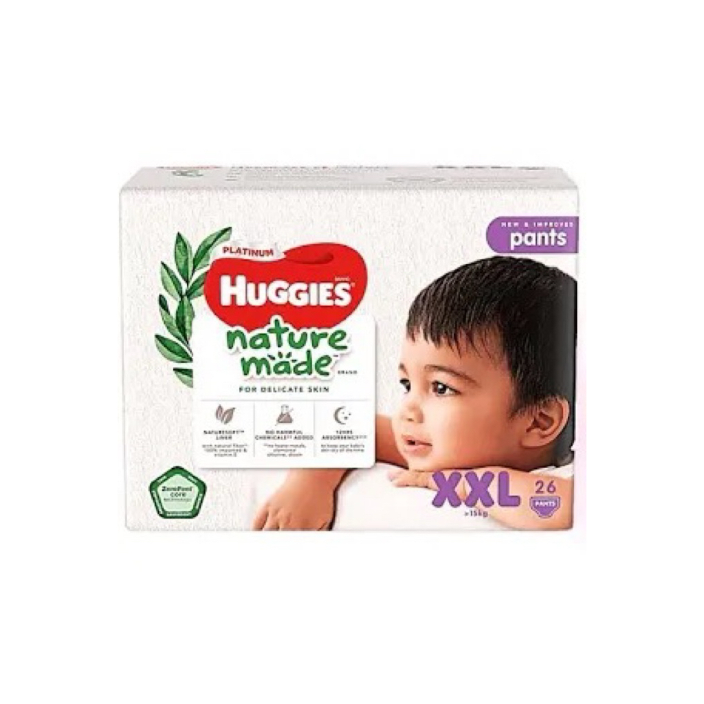 Huggies Nature Made size XXL 26pcs