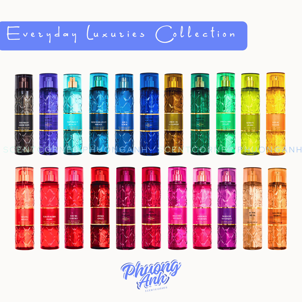 If You Musk | Midnight addiction | Guilty As Fig | Pink Obsessed - Xịt Thơm Body Mist 236ml