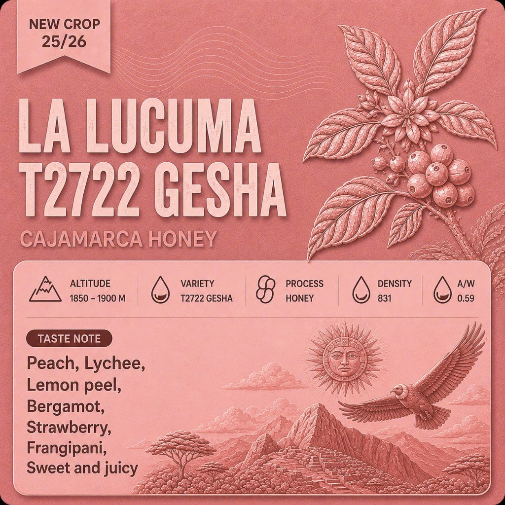 CÀ PHÊ PERU CAJAMARCA HONEY - GIỐNG GESHA (T2722) -  EPIC Coffee Roaster