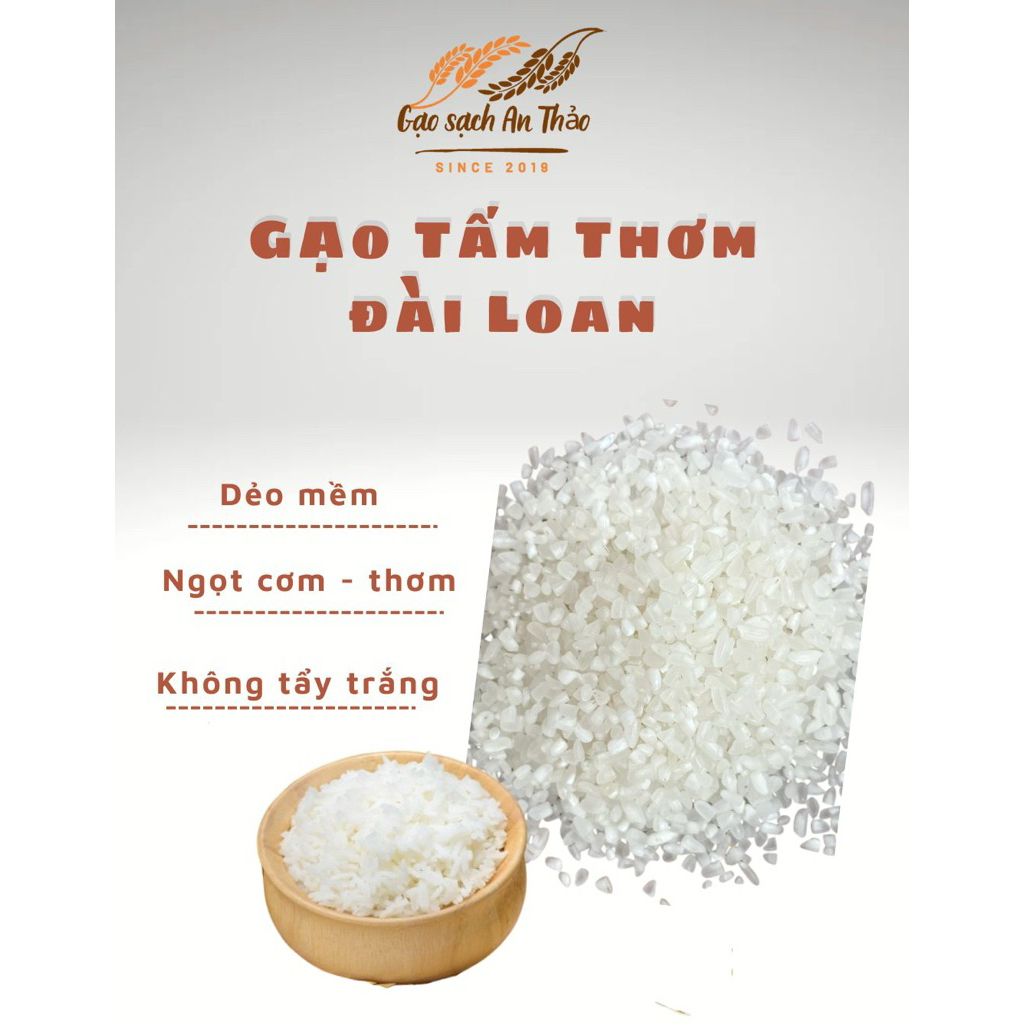 [1kg/ 5kg] Gạo tấm thơm - mềm dẻo, hạt nhỏ, thơm ngon, phù hợp nấu cơm tấm & cháo