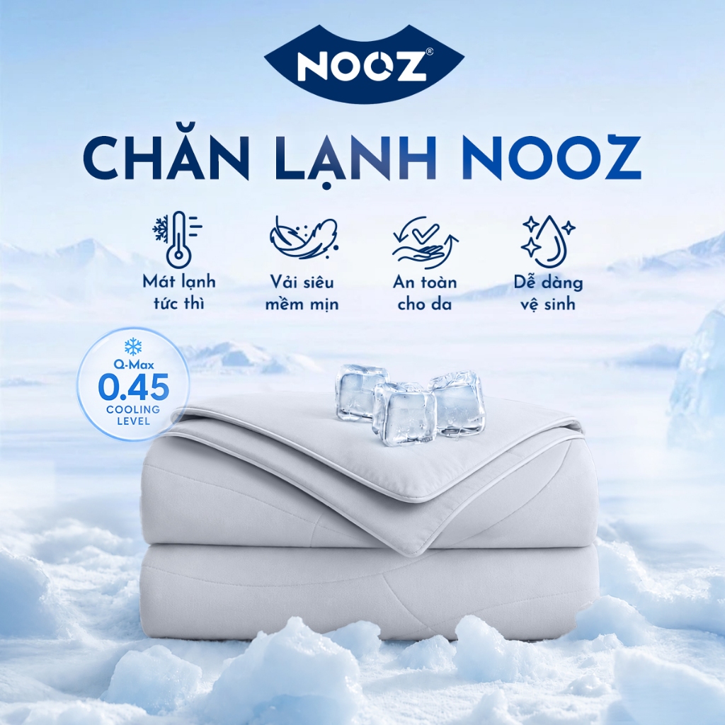 Chăn Lạnh NOOZ Icesilk N5 Chăn Mùa Hè Mát Lạnh Công Nghệ Làm Mát Tức Thì NOOZ Home Goods Bedding