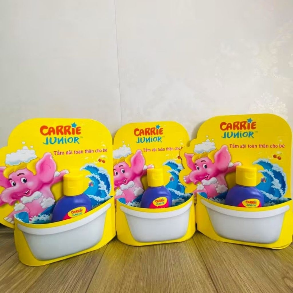 COMBO 5 CHAI - Sữa tắm gội Carrier Junior hương cherry / grapeberry 30 gr/ Chai