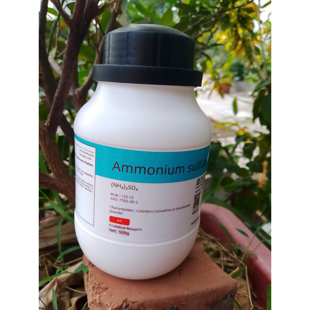 (NH4)2SO4 chai 500gr thí nghiệm (đạm SA)