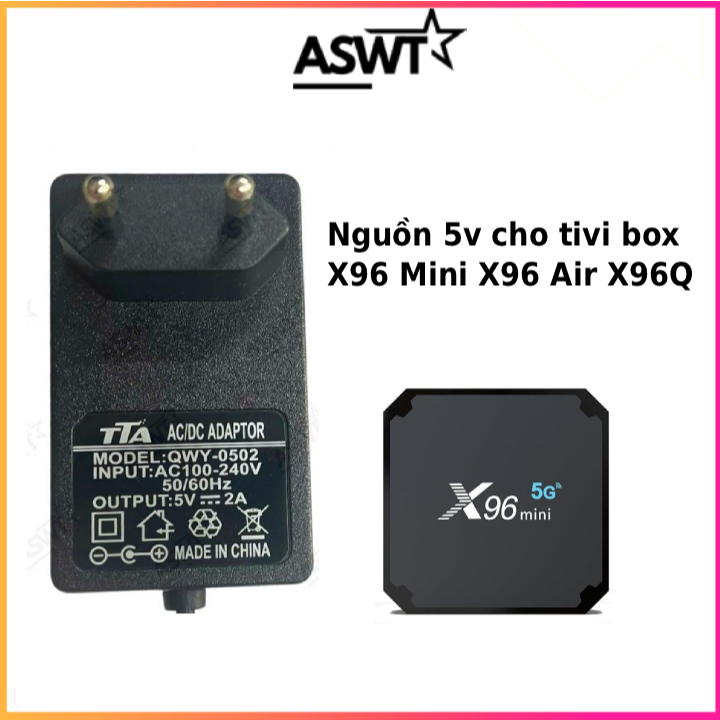 Cục nguồn tivi box X96 Mini X96 Air X96Q, adapter nguồn android tivi box