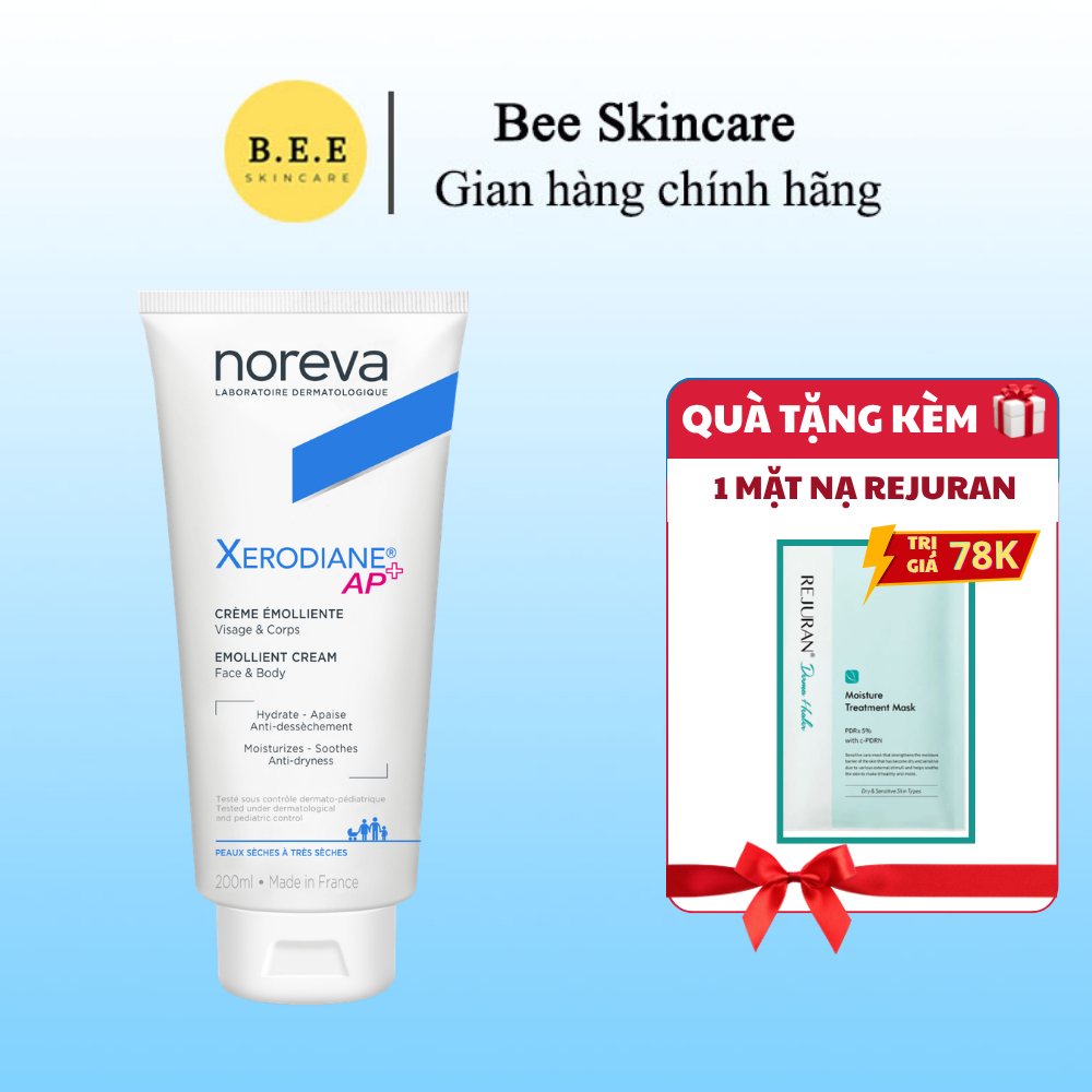 [HÀNG CÔNG TY] Kem Dưỡng Noreva Xerodiane AP+ Soothing Cream Dưỡng Ẩm, Làm Dịu, Phục Hồi Da Bee Skin