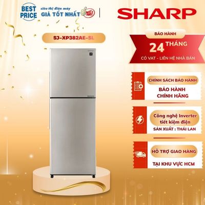 SJ-XP382AE-SL - Tủ lạnh Sharp Inverter 360 Lít SJ-XP382AE-SL