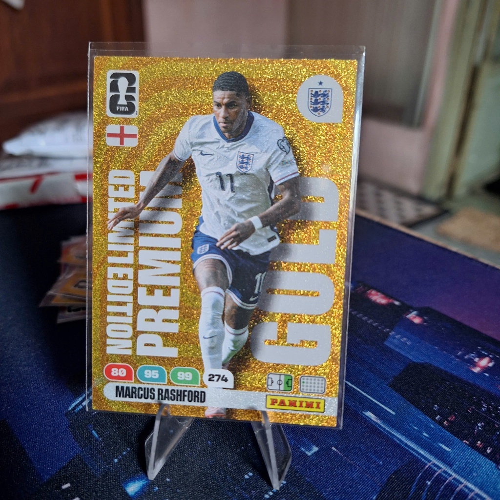 GOLD PREMIUM Rashford Panini World Cup 2026