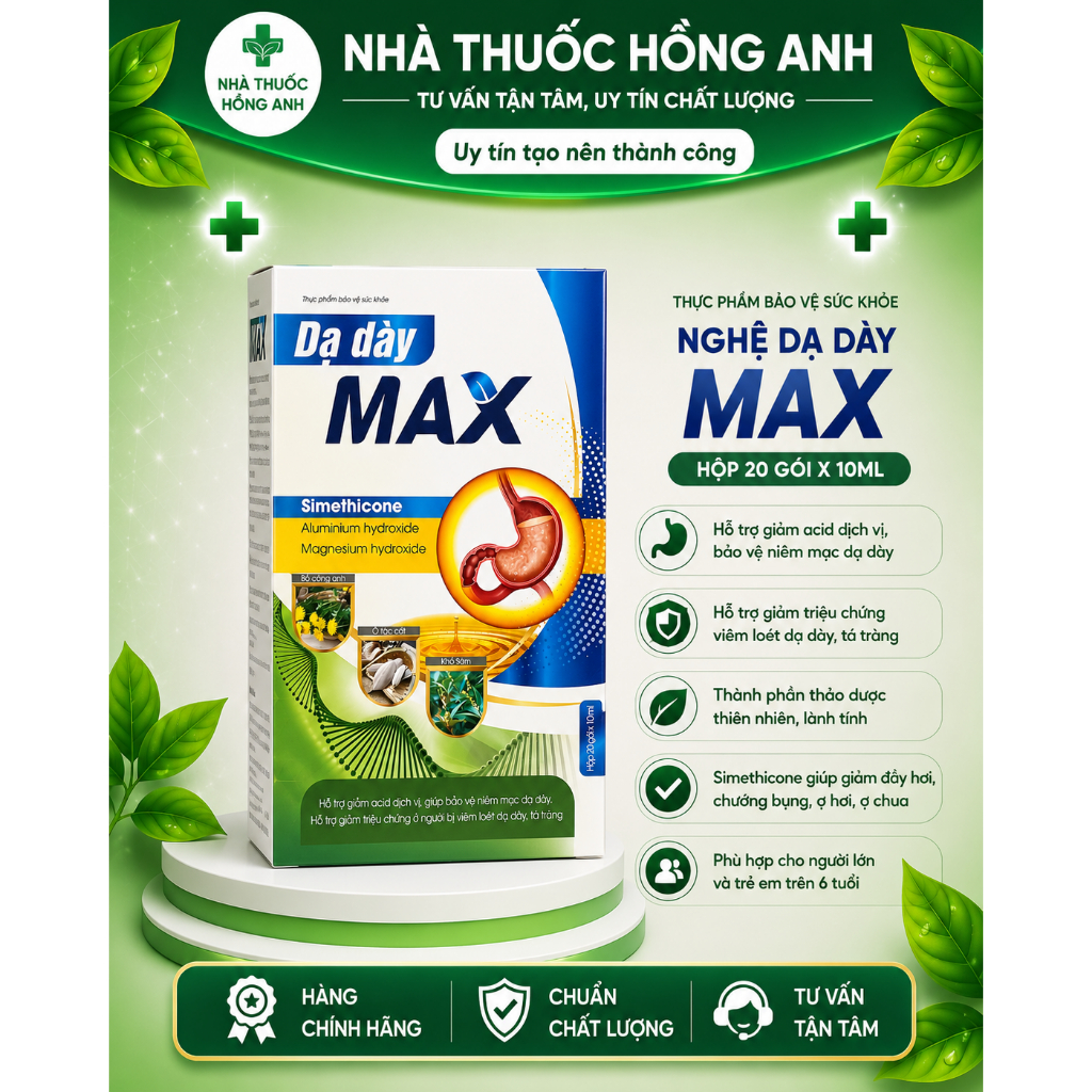 Nghệ Dạ Dày Max  (h/20g/15ml)