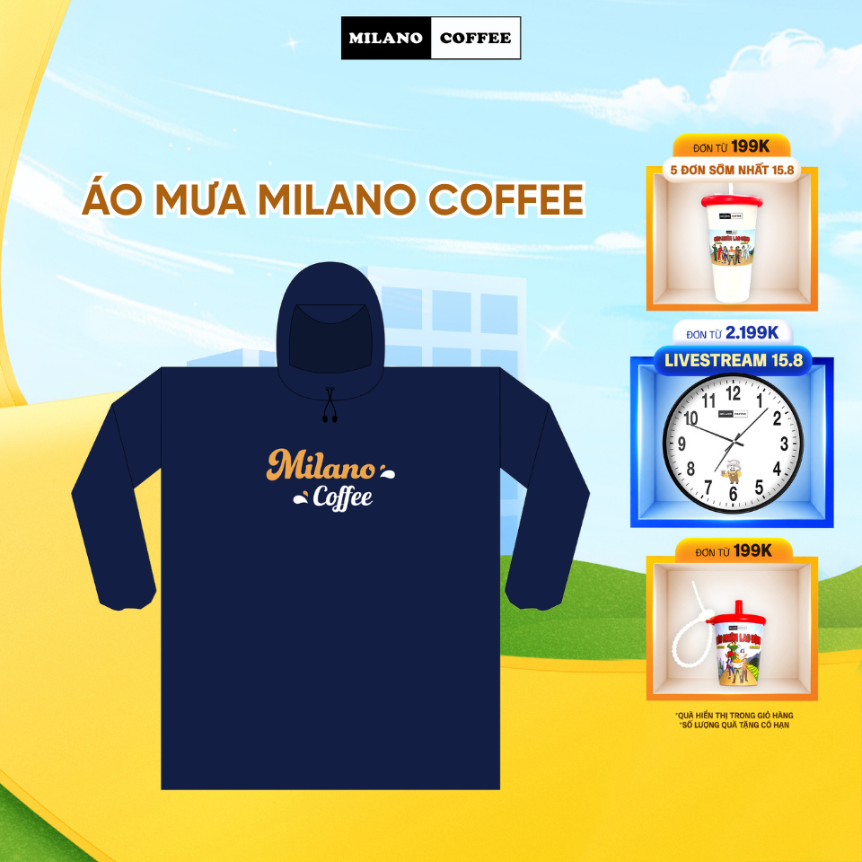 Áo mưa tiện lợi MILANO COFFEE