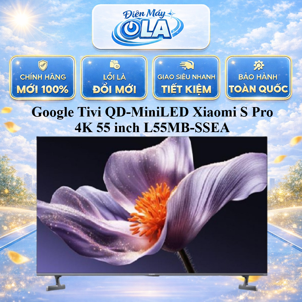 (HCM) - L55MB-SSEA - Google Tivi Xiaomi S Pro Mini LED 4K 55 Inch L55MB-SSEA
