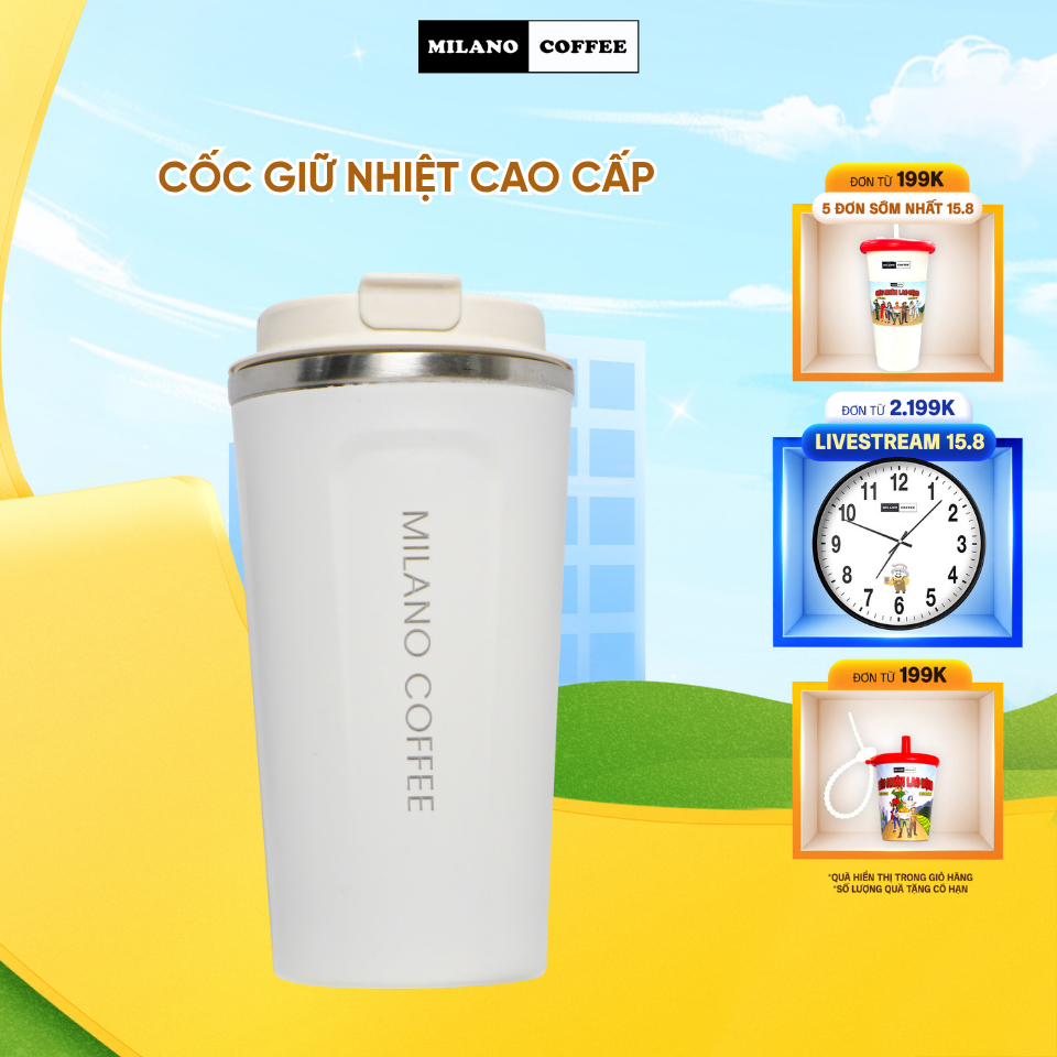 Cốc giữ nhiệt cao cấp Milano Coffee