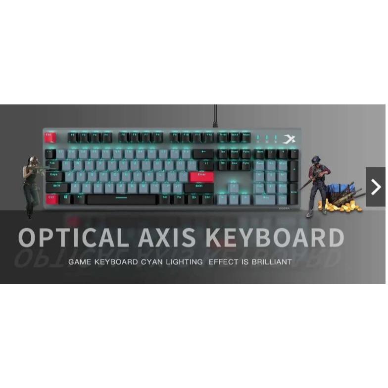 Bàn Phím Cơ XIBERIA XS3100 Blue Ice Blade Mechanical Keyboard NEw chính hãng BH 12T