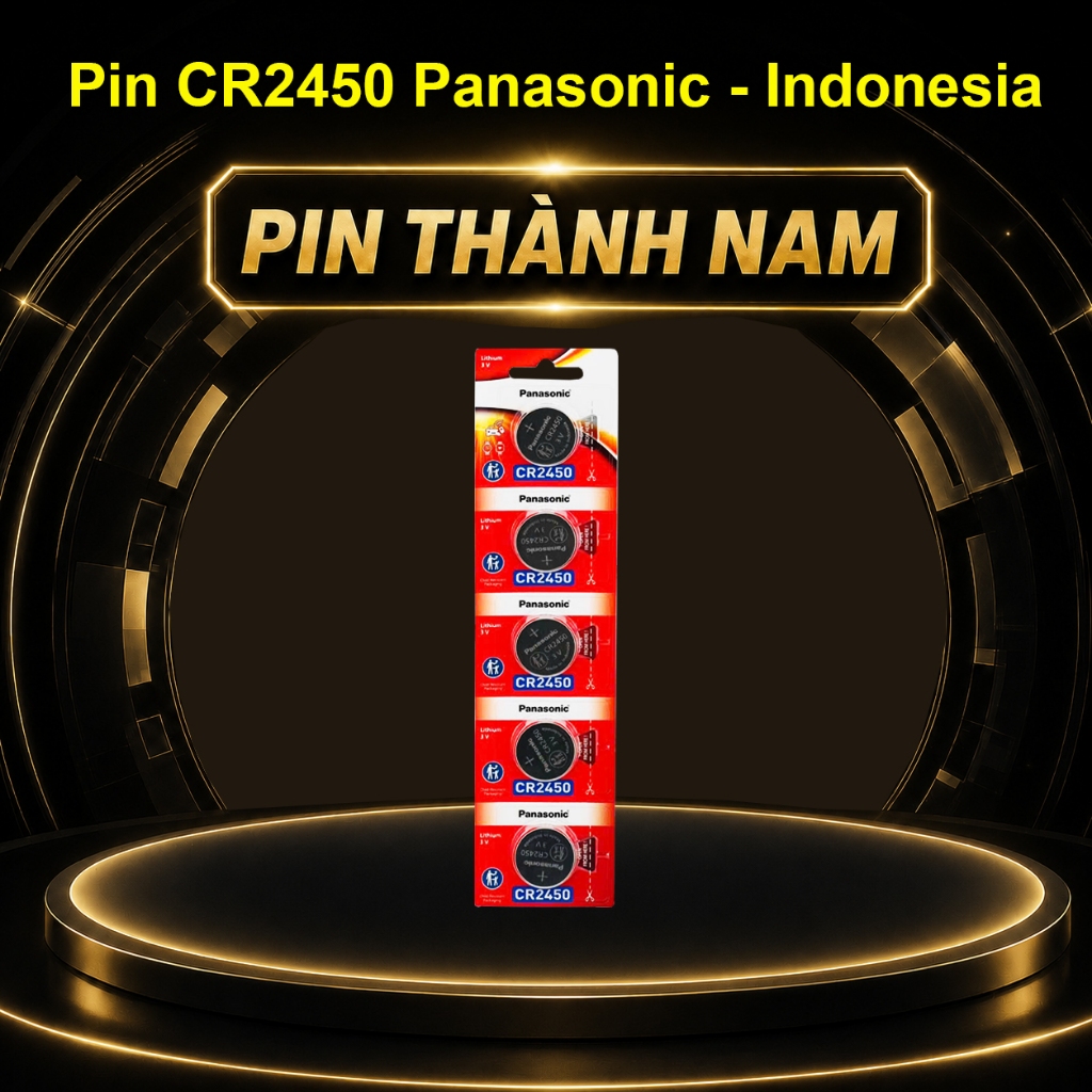 Pin CR2450 Panasonic 3 Volt Chính Hãng Dung Lượng Cao