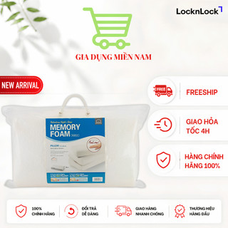 Gối Memory Foam 50D hình cong LocknLock HLW111 - Hàng chính hãng