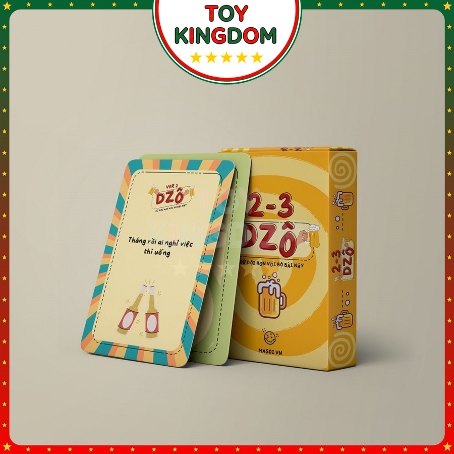 [Drinking] Bài 2-3 Dzô 35 Lá Bài Ăn Nhậu Uống Bia Trò Chơi Nhóm Bạn Tụ Họp Boardgame - Little Kobo