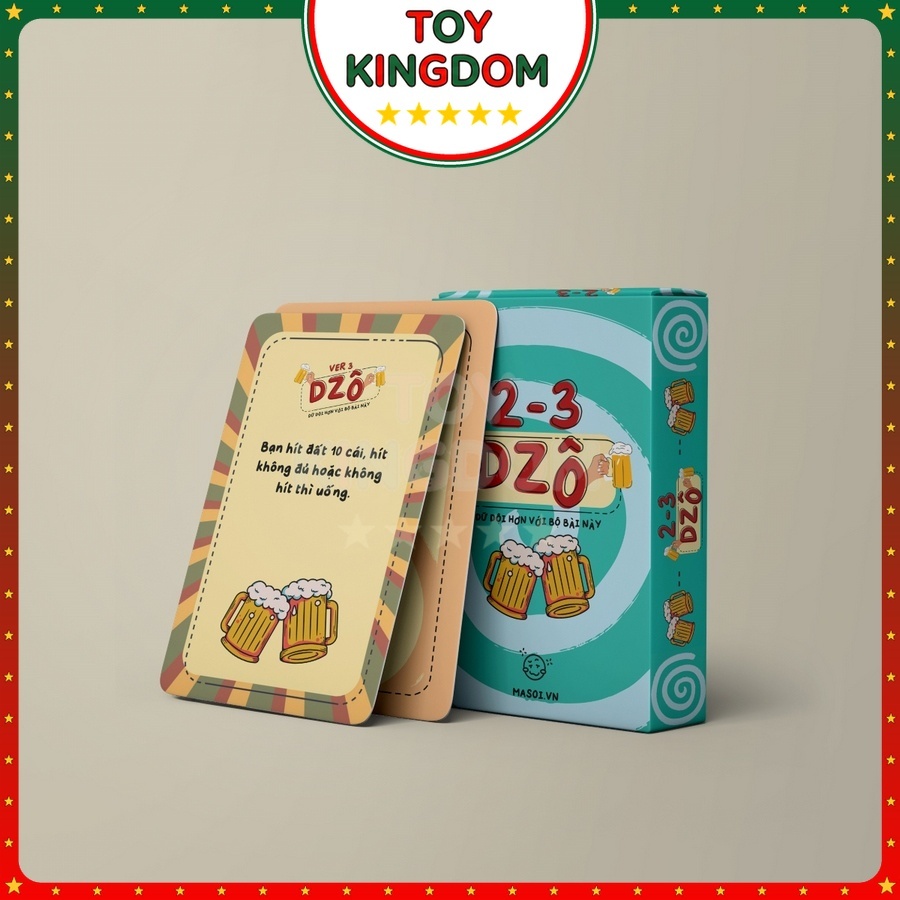 [Drinking] Bài 2-3 Dzô 35 Lá Bài Ăn Nhậu Uống Bia Trò Chơi Nhóm Bạn Tụ Họp Thẻ Bài - Toy Land