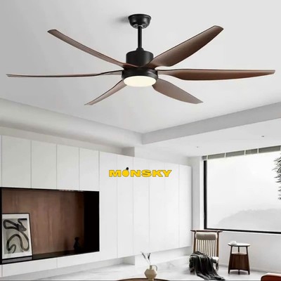 Đèn quạt MONSKY FOCUS chuẩn động cơ đồng siêu mát kiêu dáng độc đáo - kèm điều khiển từ xa 6 số
