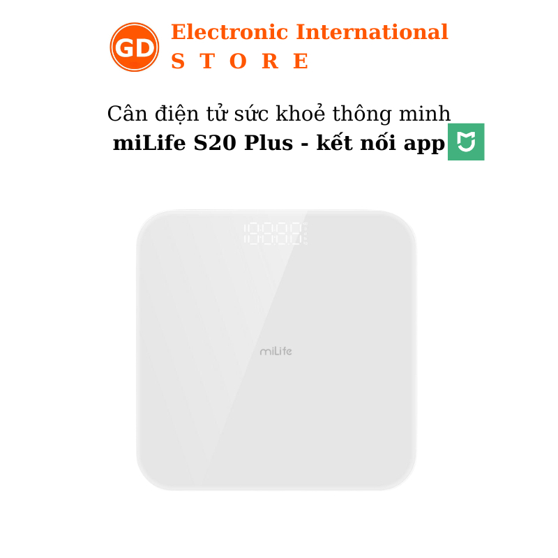 Cân điện tử thông minh miLife S20 / mijia S200 / S400 theo dõi sứ khỏe đồng bộ với điện thoại