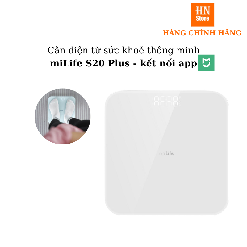 Cân điện tử thông minh miLife S20 / Mijia S200 / S400 / LUMIAS G25 theo dõi sứ khỏe - Shop MI HN Sto
