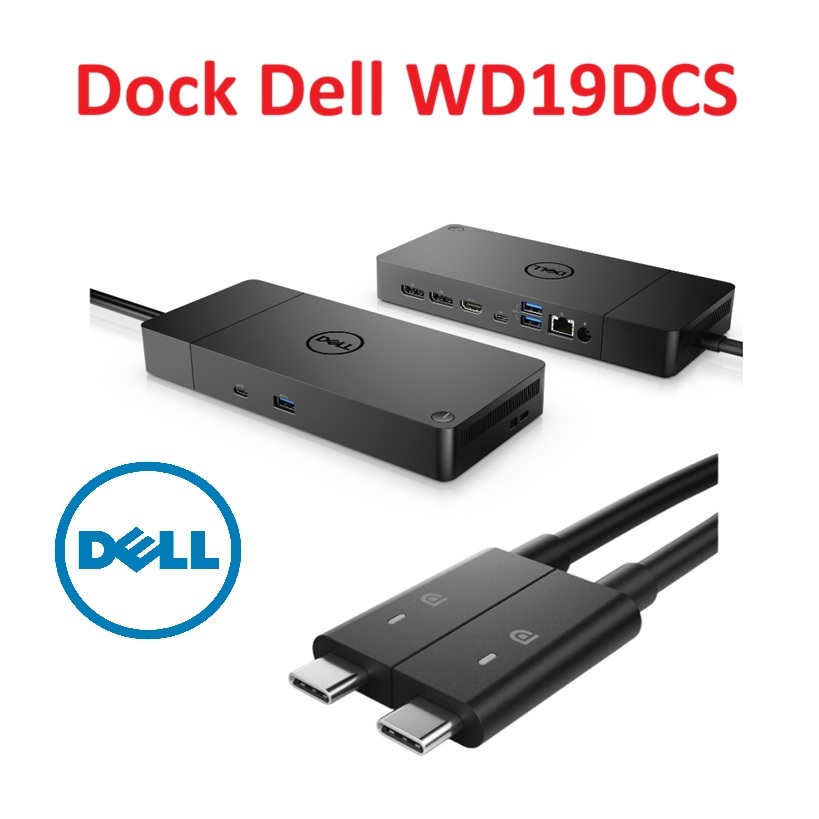 Dock Dell WD19DCs - Dell Performance Dock WD19DCs Docking Station – Hỗ trợ xuất 2 màn 4k 60Hz