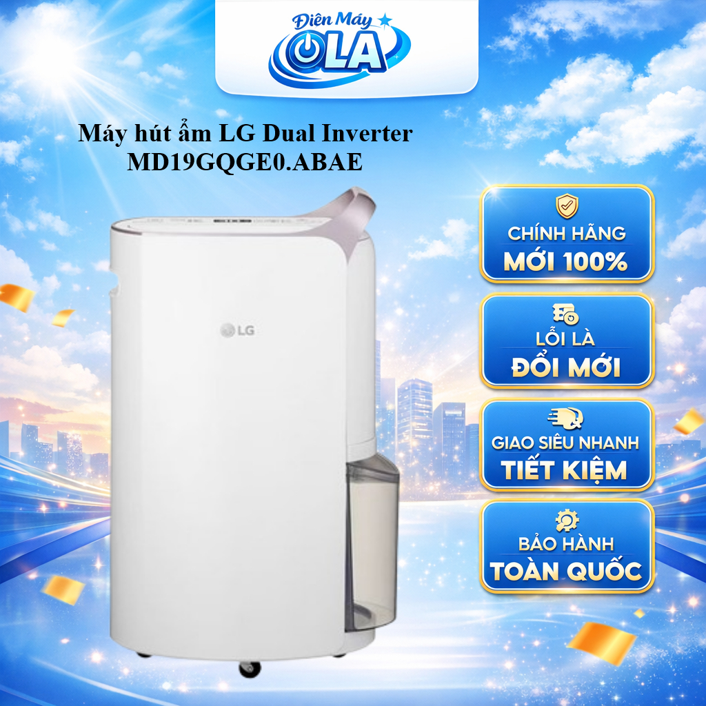 (TOÀN QUỐC) - MD19GQGE0.ABAE - Máy hút ẩm LG Dual Inverter MD19GQGE0.ABAE